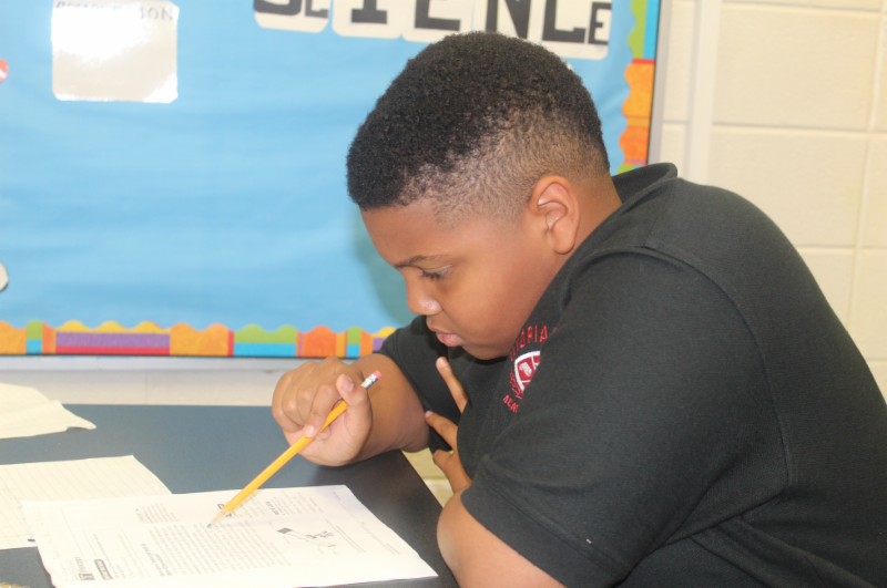 ELA Teacher with Students