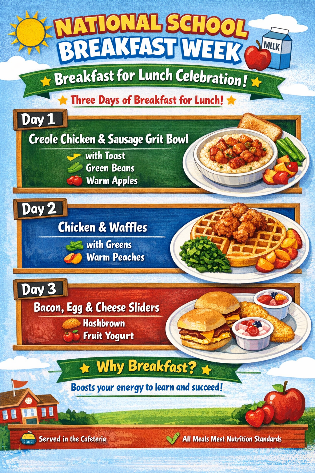 National School Breakfast Week - Ellenwood Campus