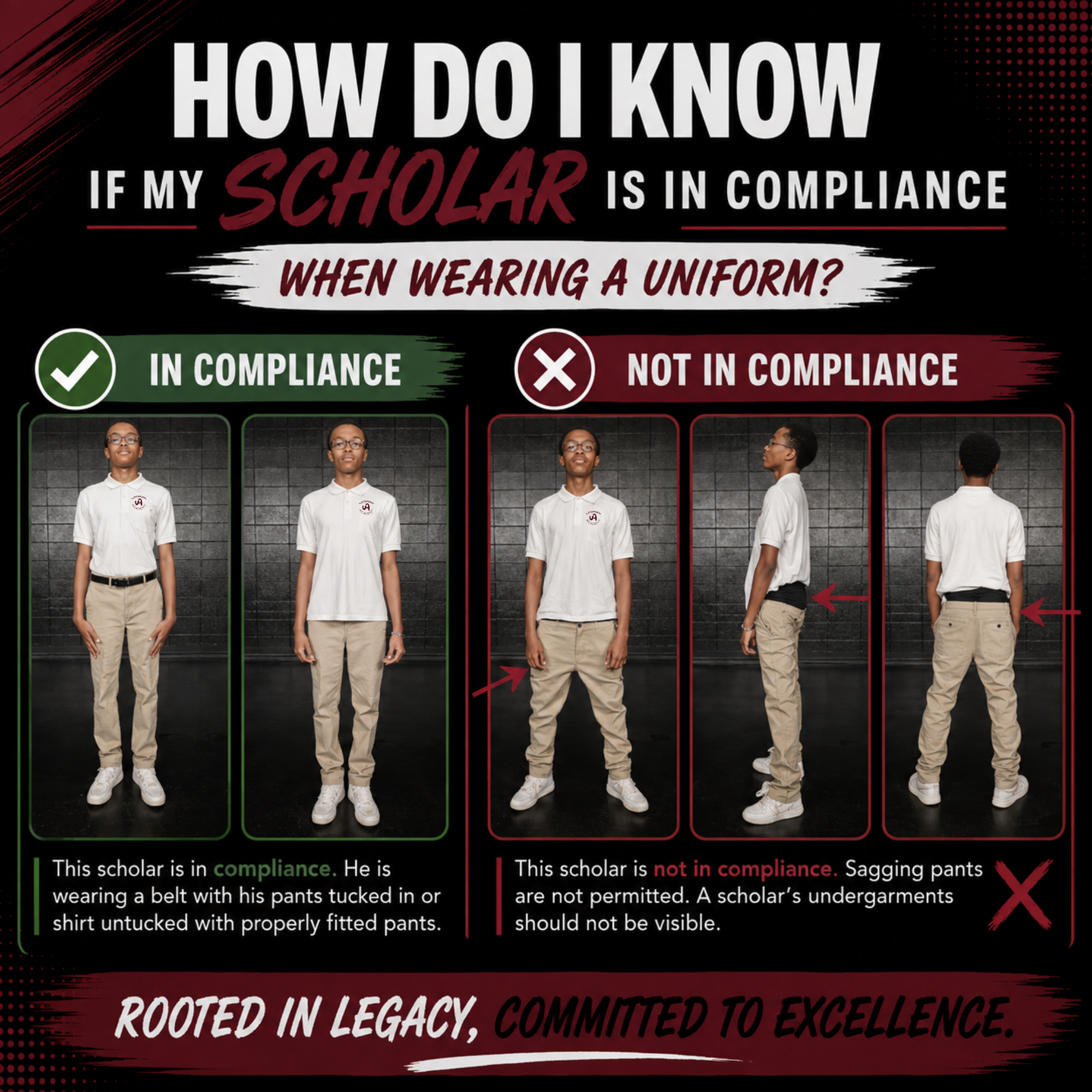Compliance Check - Pants and Belts